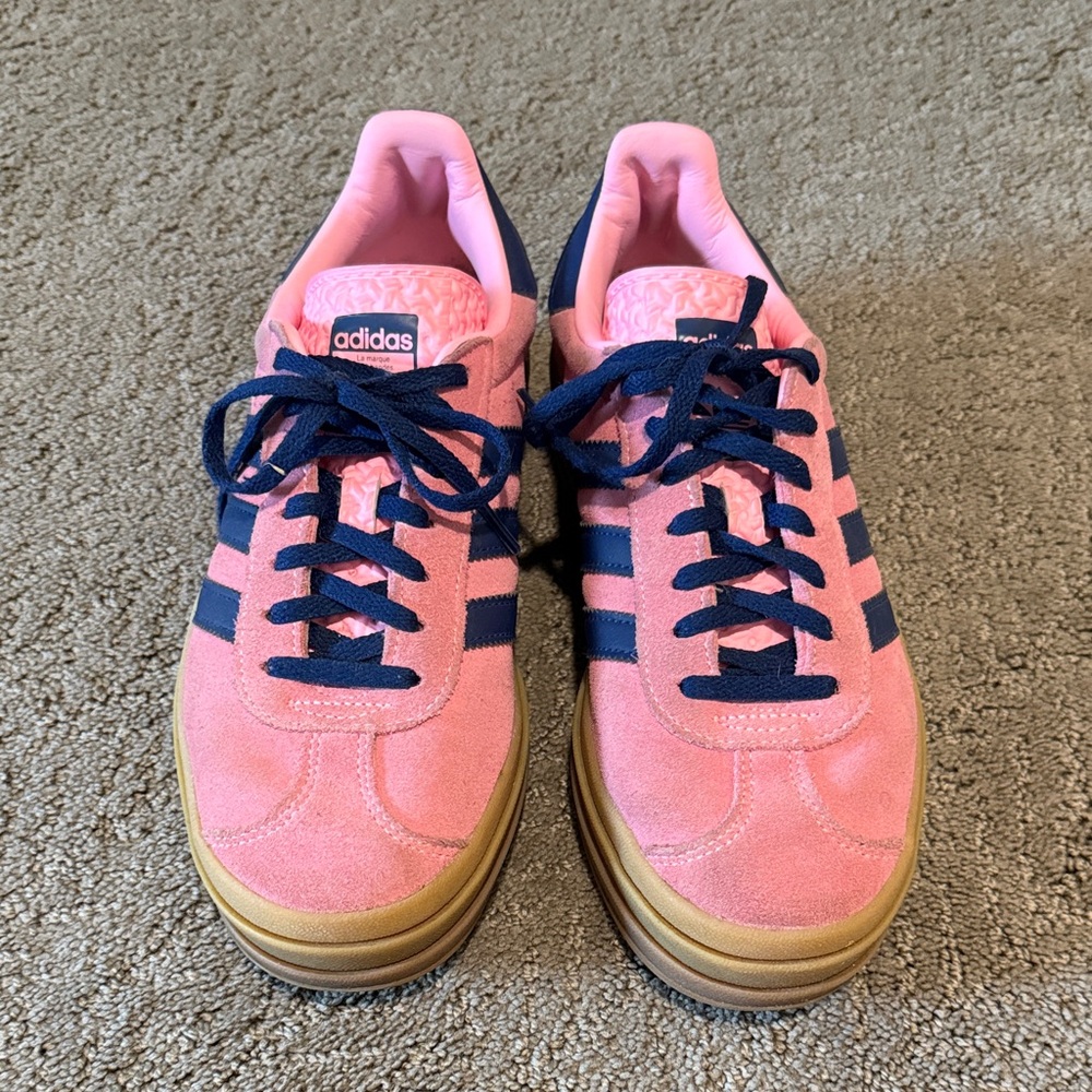 Adidas Women’s Gazelle Bold 'Pink Glow Gum size 8